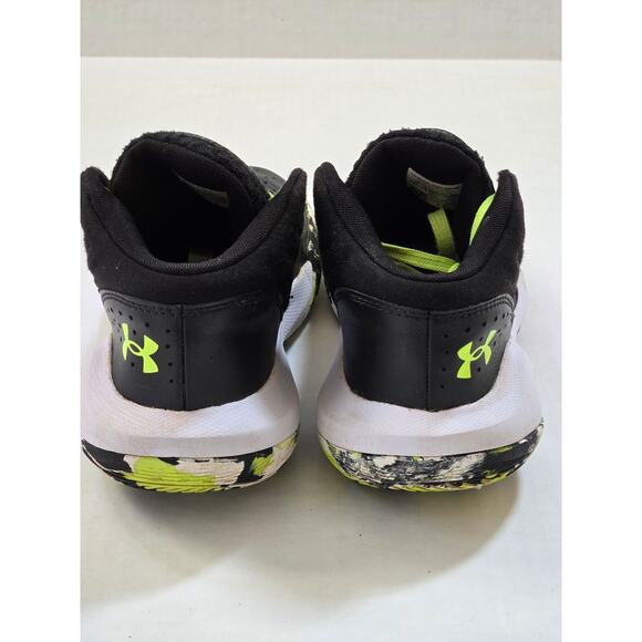 Under Armour Boys Grade School UA Jet 21 Black Basketball Shoes - Size 4.5 Y - Picture 4 of 8